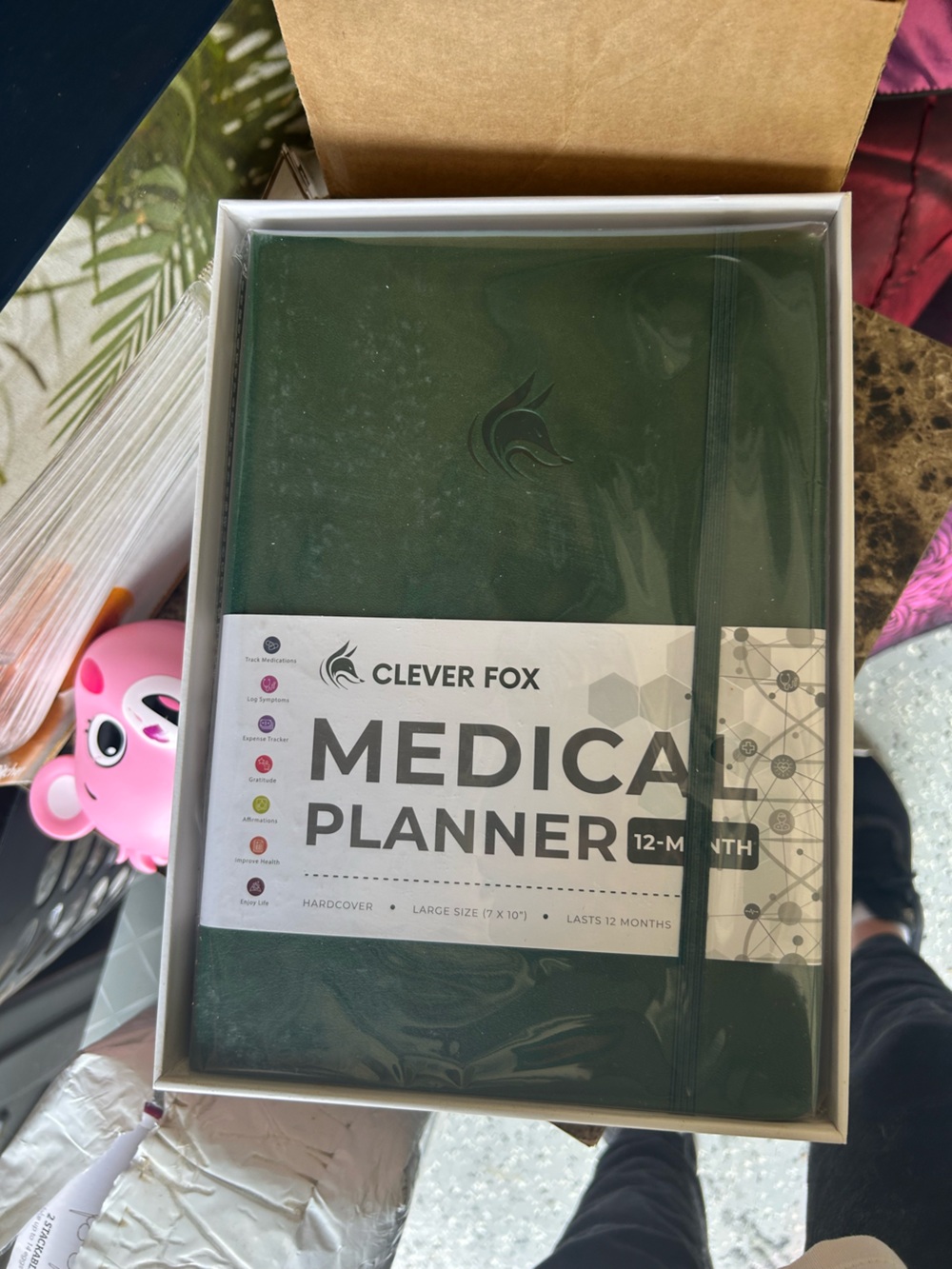 Medical Planner - Dark Green 12-Month Hardcover